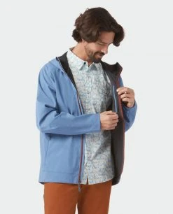 Stio Men's Windy Mile INFINIUM™ Jacket -Stio Shop Online M Windy Mile INFINIUM Jacket Sturdy Blue 7 Top