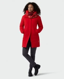 Stio Unisex Hometown Down Scarf -Stio Shop Online U Hometown Down Scarf Risk Red Marble Print 1