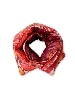 Stio Unisex Hometown Down Scarf -Stio Shop Online Unisex Hometown Down Scarf Risk Red Marble Print