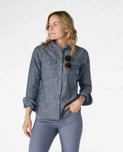 Stio Women's Ashton Chambray Shirt - Past Season 38 Stio Women's Ashton Chambray Shirt - Past Season -Stio Shop Online W Ashton Chambray Shirt Dark Chambray 1 2b5782e0 b711 4ad5 ae5a bf5cda1cf818
