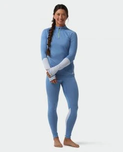 Stio Women's Basis Power Wool™ Zip Neck -Stio Shop Online W Basis Power Wool Zip Neck Alpine Lake 4 5fc46249 8526 4af5 b33c 74273f8d6eee