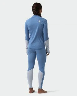 Stio Women's Basis Power Wool™ Zip Neck -Stio Shop Online W Basis Power Wool Zip Neck Alpine Lake 5 b371476f af08 4145 b72c b3140a485025