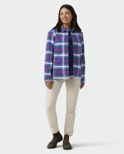 Stio Women's Buckhorn Insulated Snap Shirt 25 Stio Women's Buckhorn Insulated Snap Shirt -Stio Shop Online W Buckhorn Insulated Snap Shirt Mulberry Plaid 4