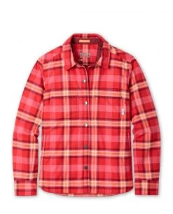 Stio Women's Buckhorn Insulated Snap Shirt 27 Stio Women's Buckhorn Insulated Snap Shirt -Stio Shop Online W Buckhorn Inuslated Shap Shirt Risk Red Plaid