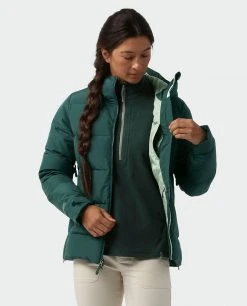 Stio Women's Colter INFINIUM™ Down Jacket -Stio Shop Online W Colter Infinium Down Jacket Treeline Green 4