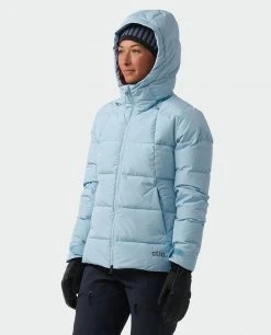 Stio Women's Colter INFINIUM™ Down Jacket -Stio Shop Online W Colter Infinium Down Jacket Wind River Blue 4