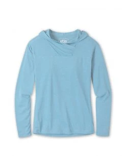 Stio Women's Divide Hooded Pullover -Stio Shop Online W Divide Hoodie Summer Cloud Heather