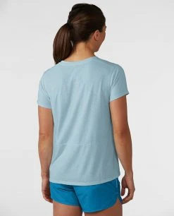 Stio Women's Divide Shift Shirt SS -Stio Shop Online W Divide Shift Shirt SS Misty Cloud 2