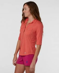 Stio Women's Divide Shirt -Stio Shop Online W Divide Shirt Pressed Petal 1