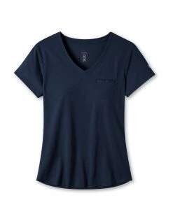 Stio Women's Divide V-Neck SS