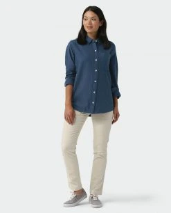 Stio Women's Dovetail Lightweight Flannel Shirt -Stio Shop Online W Dovetail Lightweight Flannel Shirt Mountain Shadow Heather 4