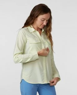 Stio Women's Eddy Guide Shirt LS 35 Stio Women's Eddy Guide Shirt LS -Stio Shop Online W Eddy Guide Shirt Honey Dew 4