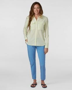 Stio Women's Eddy Guide Shirt LS 37 Stio Women's Eddy Guide Shirt LS -Stio Shop Online W Eddy Guide Shirt Honey Dew 6