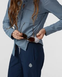 Stio Women's Eddy Guide Shirt LS 28 Stio Women's Eddy Guide Shirt LS -Stio Shop Online W Eddy Guide Shirt River Shimmer 4