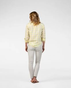 Stio Women's Emery Shirt LS 24 Stio Women's Emery Shirt LS -Stio Shop Online W Emery Shirt LS Lemonade Check 4