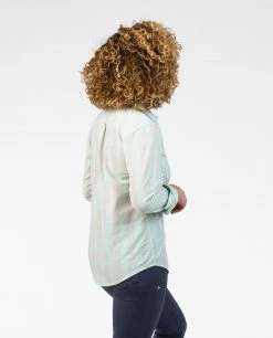 Stio Women's Emery Shirt LS 18 Stio Women's Emery Shirt LS -Stio Shop Online W Emery Shirt LS Polished Ice Check 4