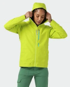 Stio Women's Ender PACLITE® Hooded Jacket 49 Stio Women's Ender PACLITE® Hooded Jacket -Stio Shop Online W Ender Paclite Hooded Jacket Lime Zest 5 Top