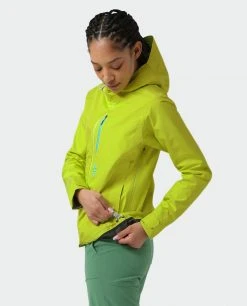 Stio Women's Ender PACLITE® Hooded Jacket 51 Stio Women's Ender PACLITE® Hooded Jacket -Stio Shop Online W Ender Paclite Hooded Jacket Lime Zest 7 Top