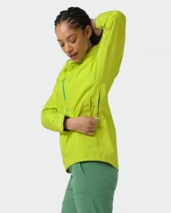 Stio Women's Ender PACLITE® Hooded Jacket 50 Stio Women's Ender PACLITE® Hooded Jacket -Stio Shop Online W Ender Paclite Hooded Jacket Lime Zest 8 Top