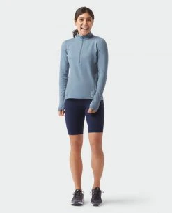 Stio Women's Fremont Stretch Fleece Half Zip -Stio Shop Online W Fremont Stretch Fleece Half Zip Storm Cloud 1 Full