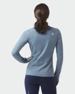 Stio Women's Fremont Stretch Fleece Half Zip -Stio Shop Online W Fremont Stretch Fleece Half Zip Storm Cloud 4 Top