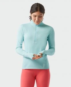 Stio Women's Fremont Stretch Fleece Half Zip -Stio Shop Online W Fremont Stretch Fleece Half Zip Summer Cloud 5 Top