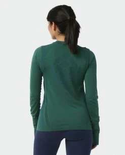 Stio Women's Basis® Seamless Tech Crew -Stio Shop Online W Full Range Seamless Crew Thicket Heather 3