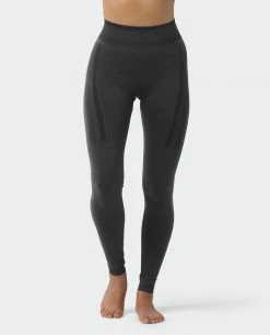 Stio Women's Basis® Seamless Tech Tight -Stio Shop Online W Full Range Seamless Tight Boundary Black Heather 1
