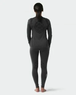 Stio Women's Basis® Seamless Tech Tight -Stio Shop Online W Full Range Seamless Tight Boundary Black Heather 5