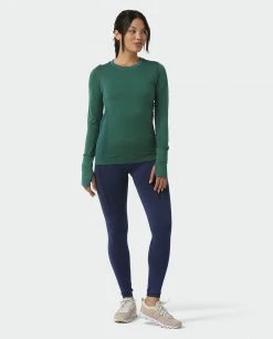 Stio Women's Basis® Seamless Tech Tight -Stio Shop Online W Full Range Seamless Tight Mulberry Heather 4