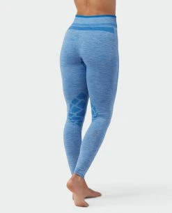 Stio Women's Basis® Seamless Tech Tight -Stio Shop Online W Full Range Seamless Tight Wind River Blue Heather 3