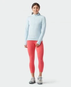 Stio Women's Glide Crop Tech Tight -Stio Shop Online W Glide Crop Tech Tight Azalea Bloom 1 Full