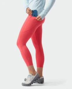 Stio Women's Glide Crop Tech Tight -Stio Shop Online W Glide Crop Tech Tight Azalea Bloom 5 Bottom