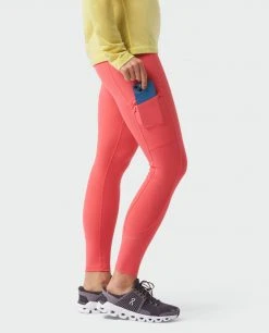 Stio Women's Glide High Rise Tech Tight -Stio Shop Online W Glide Tech Tight Azalea Bloom 6 Bottom