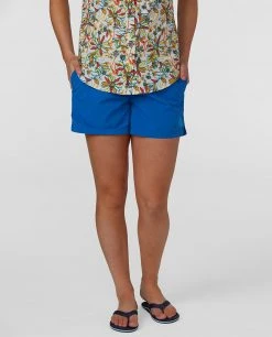 Stio Women's Hideout Short -Stio Shop Online W Hideout Short Blue Jolt 1