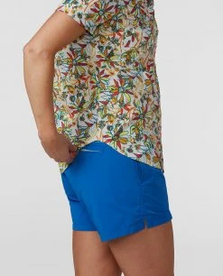Stio Women's Hideout Short -Stio Shop Online W Hideout Short Blue Jolt 2