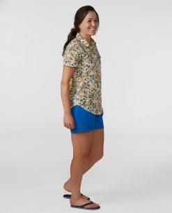 Stio Women's Hideout Short -Stio Shop Online W Hideout Short Blue Jolt 4
