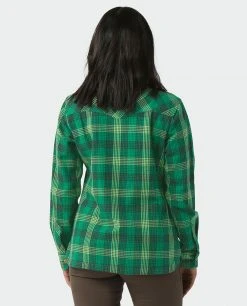 Stio Women's Hutkeeper Flannel Shirt 41 Stio Women's Hutkeeper Flannel Shirt -Stio Shop Online W Hutkeeper Flannel Shirt Herbage Plaid 3