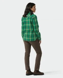Stio Women's Hutkeeper Flannel Shirt 44 Stio Women's Hutkeeper Flannel Shirt -Stio Shop Online W Hutkeeper Flannel Shirt Herbage Plaid 5