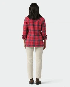 Stio Women's Hutkeeper Flannel Shirt 38 Stio Women's Hutkeeper Flannel Shirt -Stio Shop Online W Hutkeeper Flannel Shirt Pink Elation Plaid 5