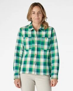Stio Women's Hutkeeper Flannel Shirt 46 Stio Women's Hutkeeper Flannel Shirt -Stio Shop Online W Hutkeeper Wetland Plaid 1 61973177 ed70 43e2 8a55 dae34aefd9c2
