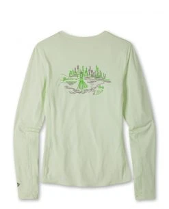 Stio Women's Hylas Crew LS -Stio Shop Online W Hylas Crew Honey Dew Back