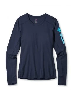 Stio Women's Hylas Crew LS -Stio Shop Online W Hylas Crew Maritime Blue 701127c5 aa25 4fa6 b225 4b326920b0ff
