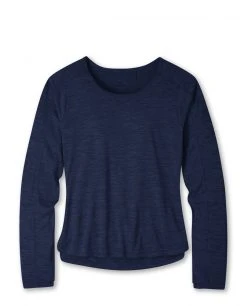 Stio Women's Icefloe Tech Tee LS 21 Stio Women's Icefloe Tech Tee LS -Stio Shop Online W Ice Flow Tech Tee LS Maritime Blue