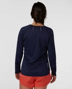 Stio Women's Icefloe Tech Tee LS 23 Stio Women's Icefloe Tech Tee LS -Stio Shop Online W Icefloe Tech Tee LS Maritime Blue 2