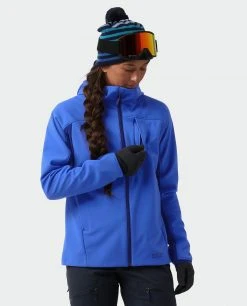 Stio Women's Millibar WINDSTOPPER® Hooded Jacket 24 Stio Women's Millibar WINDSTOPPER® Hooded Jacket -Stio Shop Online W Millibar Windstopper Hooded Jacket Larkspur Blue 7