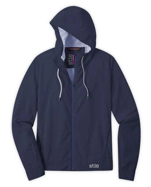Stio Women's PTV Hooded Jacket -Stio Shop Online W PTV Hooded Jacket Maritime Blue