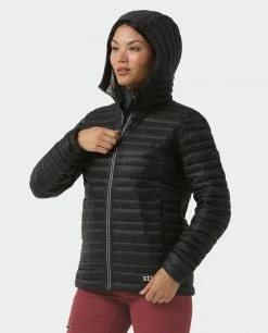 Stio Women's Pinion Down Hooded Jacket 37 Stio Women's Pinion Down Hooded Jacket -Stio Shop Online W Pinion Down Hooded Jacket Boundary Black 2