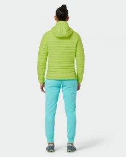 Stio Women's Pinion Down Pullover -Stio Shop Online W Pinion Down Pullover Lime Zest 2 Full
