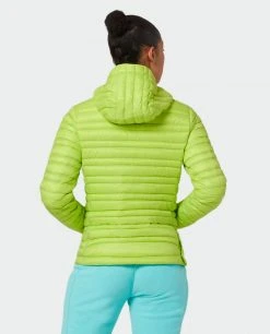 Stio Women's Pinion Down Pullover -Stio Shop Online W Pinion Down Pullover Lime Zest 4 Top